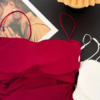 YJSFG HOUSE Padded Camisole - Built-in Bra YJSFG HOUSE