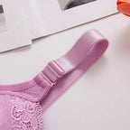 Sexy Lace Seamless Large Size Women's Sports Bra