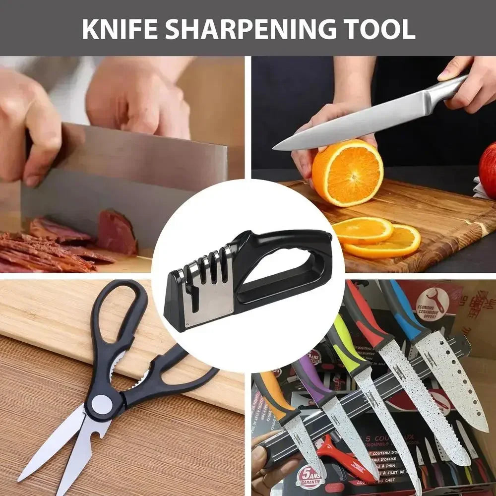 Professional Cutter Sharpener - 4-Stage Knife Sharpening System