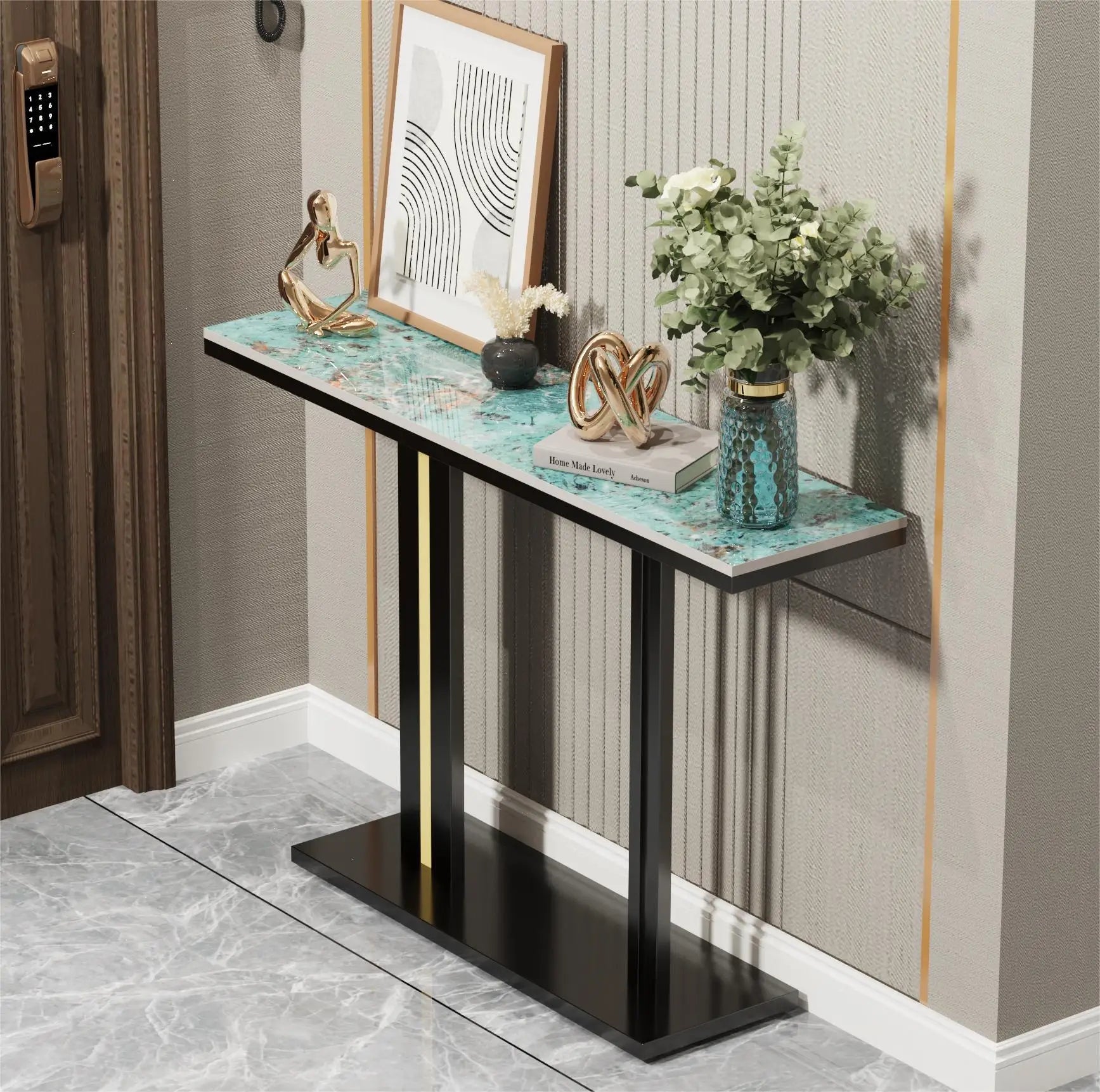 Modern Marble Console Table The Max Mall