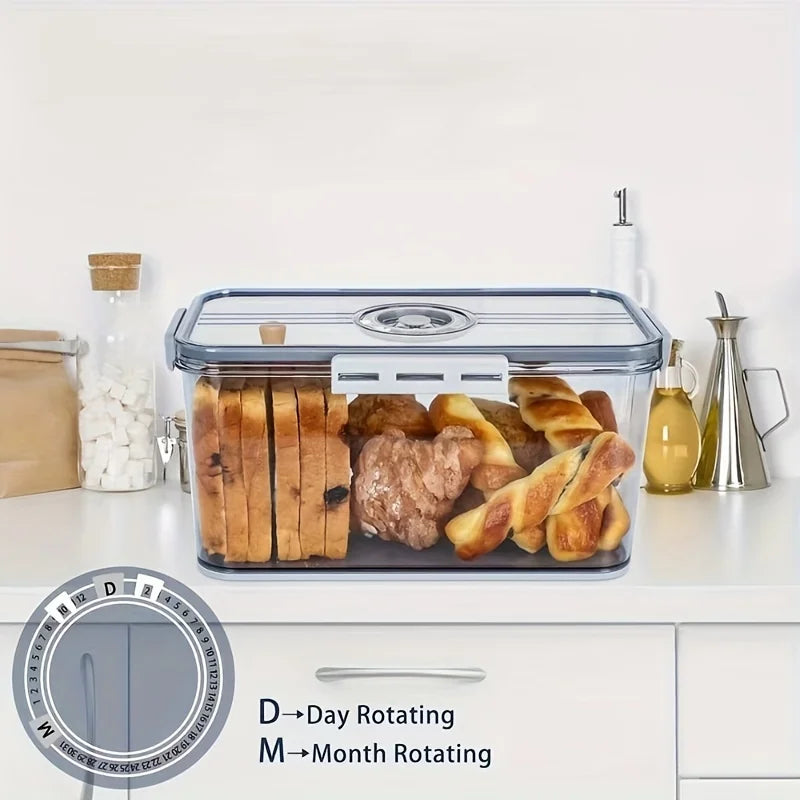 Premium Sealing Storage Container with Lid and Four Buckles