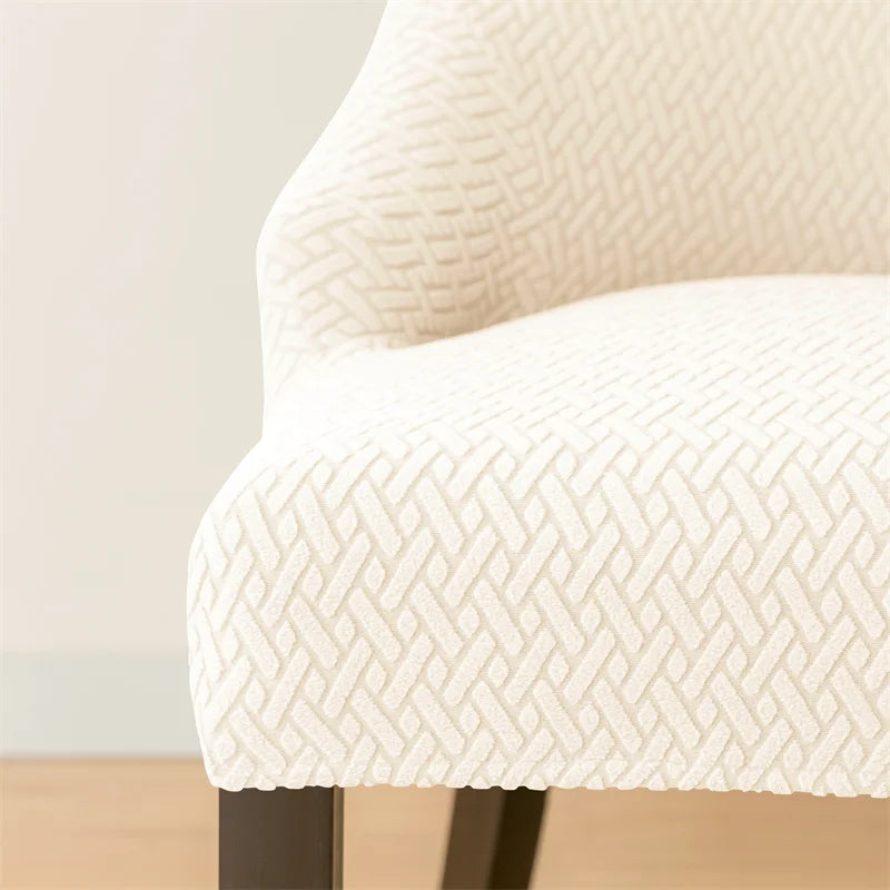 Yupartex Stretch Chair Cover - Jacquard Spandex Slipcover