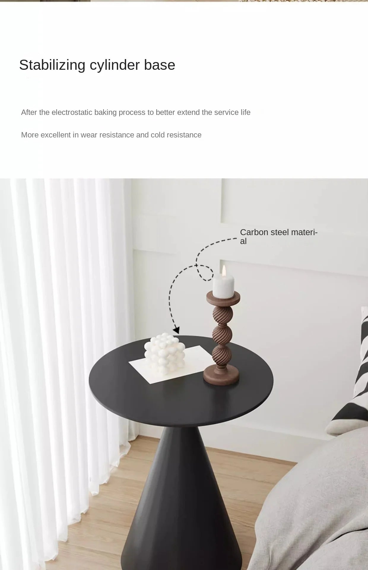 BOMP Round Coffee Table - Minimalist Modern Metal