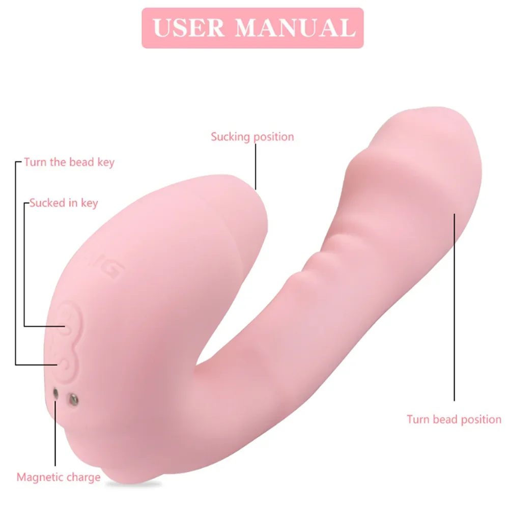 10 Speeds Clit Sucker Vagina Sucking AV Massage Vibrators Oral Sex