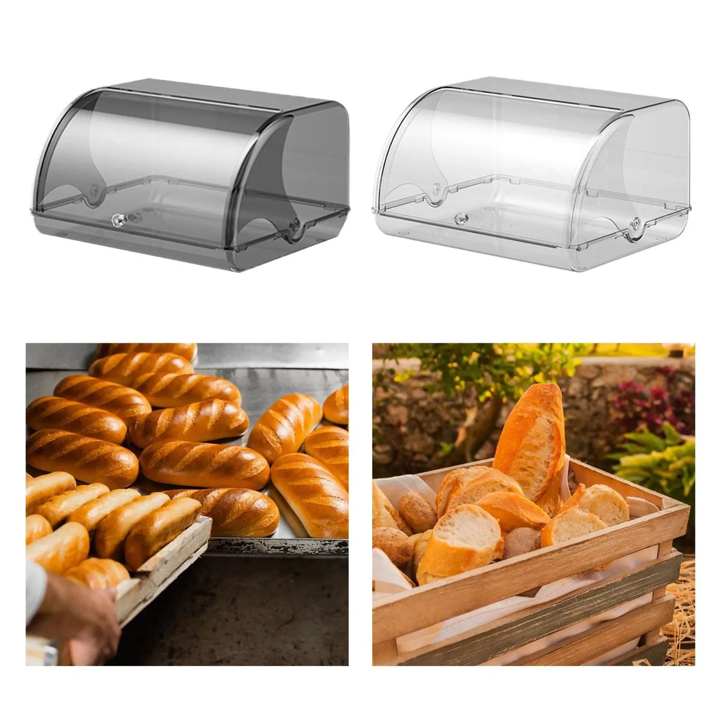 Bread Bin Holder Entrance Farmhouse Large Capacity