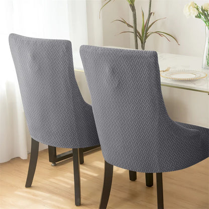Yupartex Stretch Chair Cover - Jacquard Spandex Slipcover