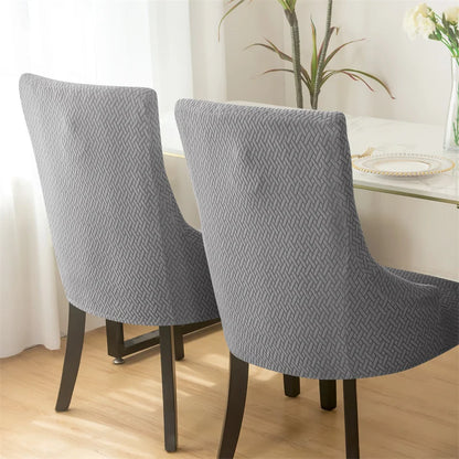 Yupartex Stretch Chair Cover - Jacquard Spandex Slipcover