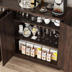 QiaoShiRen Farmhouse Sideboard Cabinet QiaoShiRen