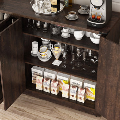 QiaoShiRen Farmhouse Sideboard Cabinet
