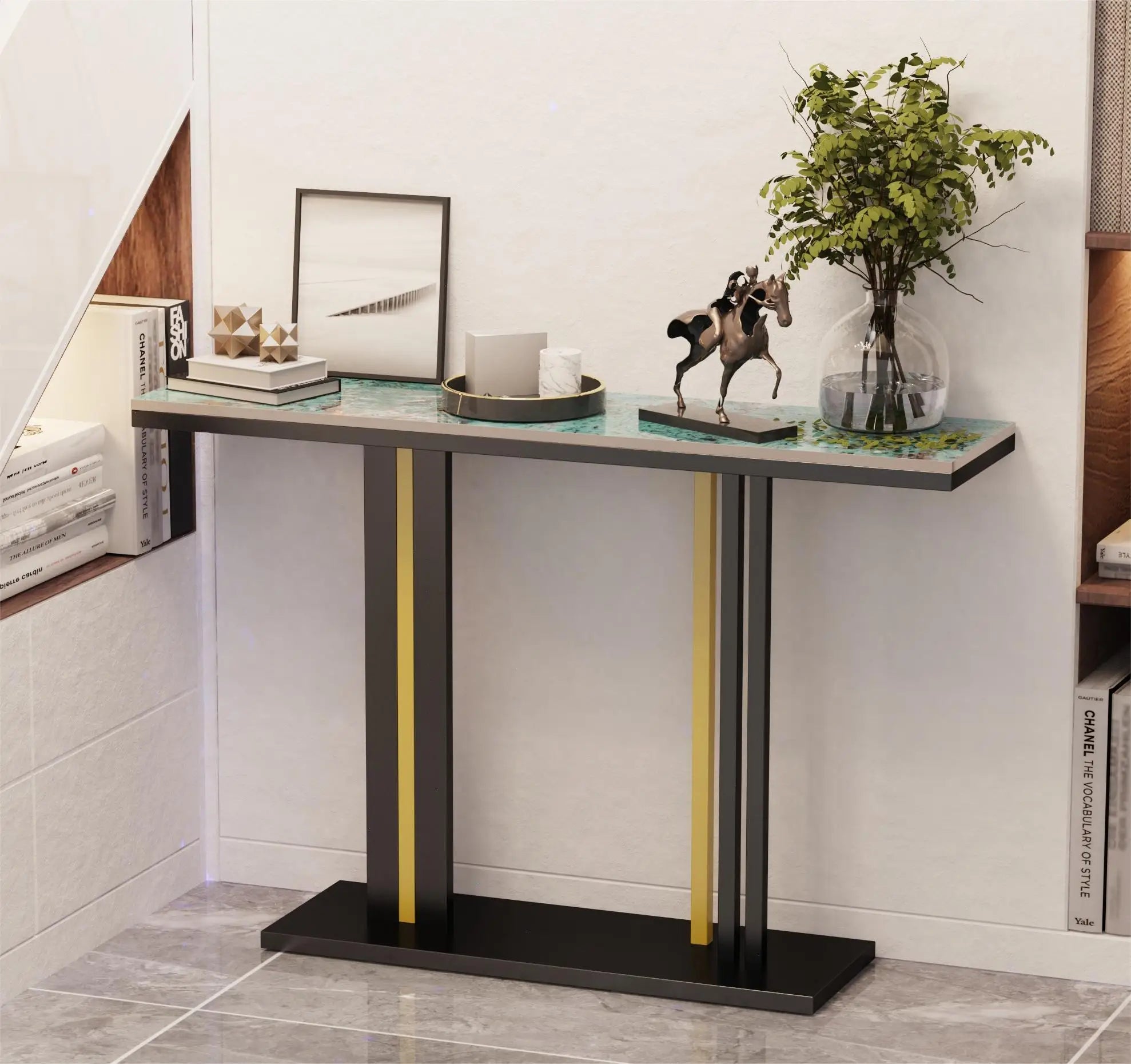 Modern Marble Console Table The Max Mall