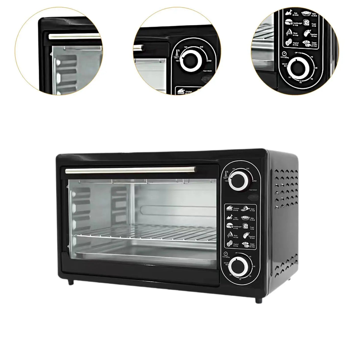 Multifunctional Easy Clean Large Capacity Baking Electric Oven