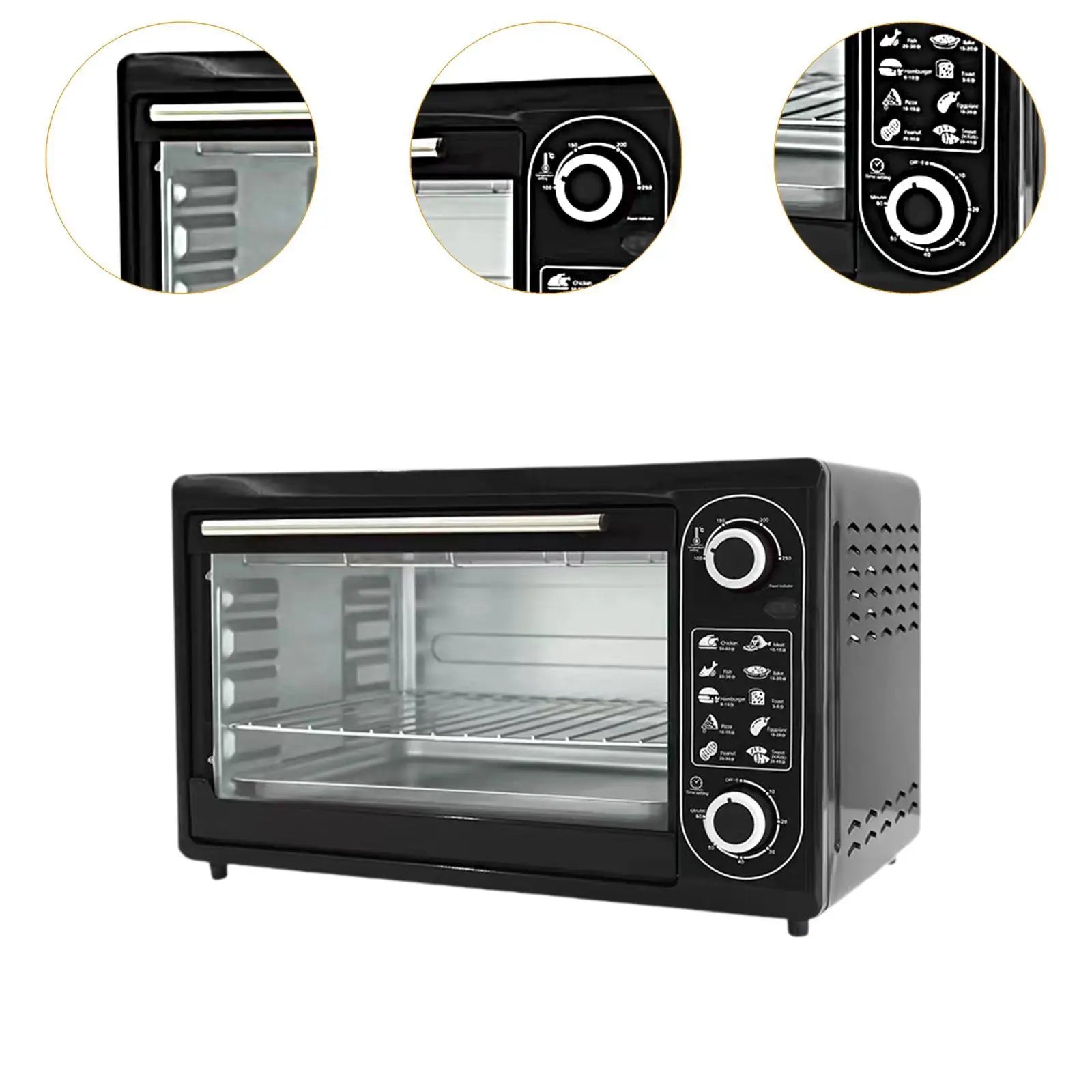 Multifunctional Easy Clean Large Capacity Baking Electric Oven The Max Mall