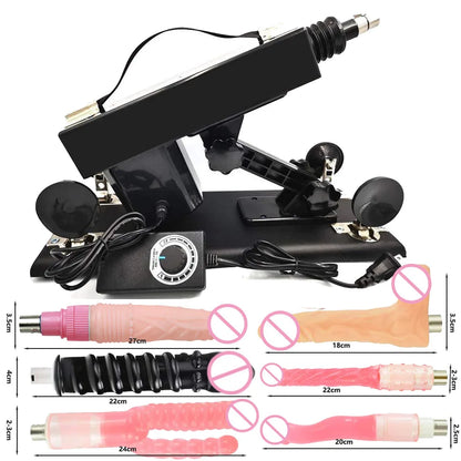 Thrust Sex Machines for Women Men with Masturbator Cup Realistic Dildo