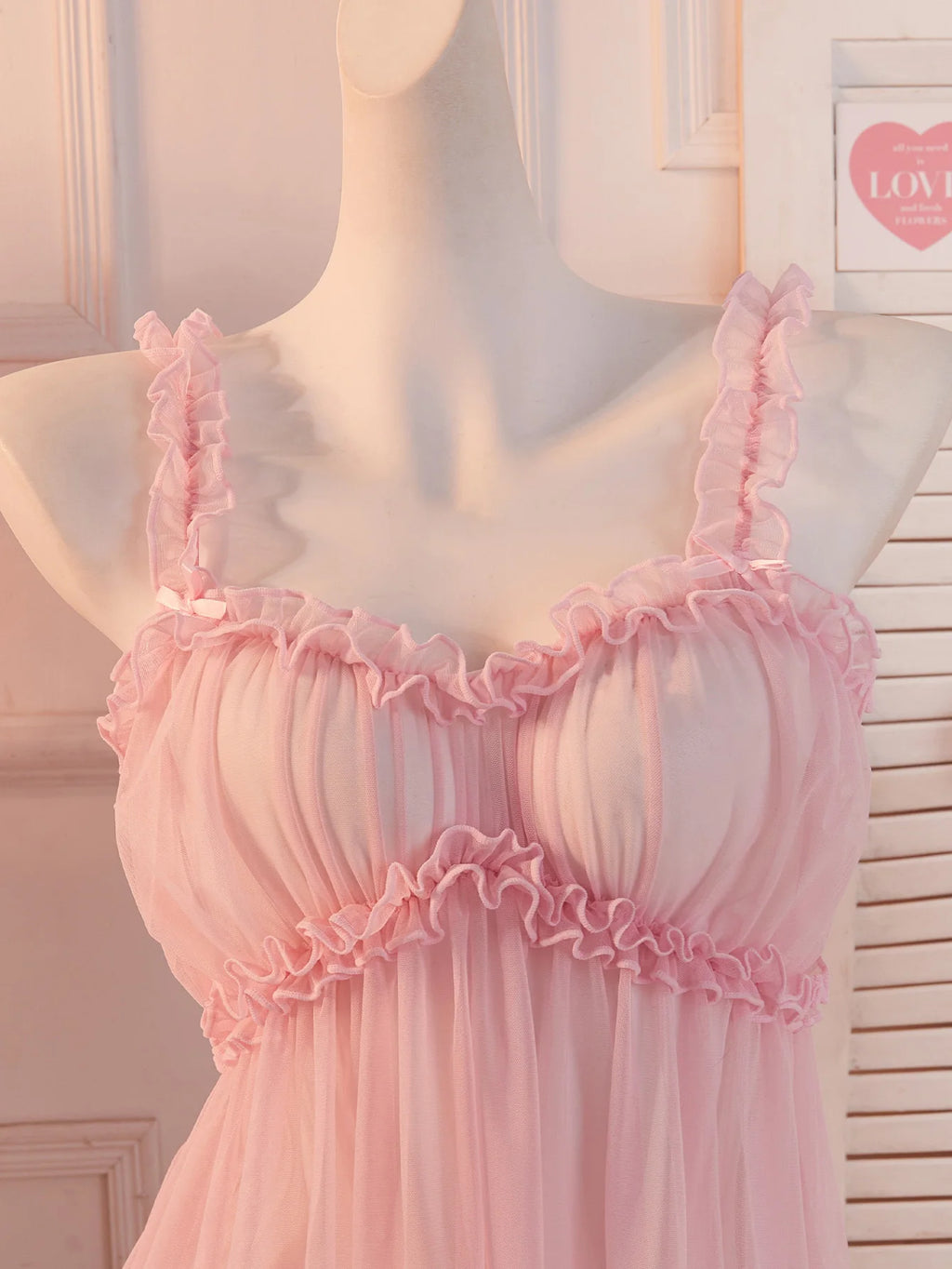 Elegant Lace Babydoll Set