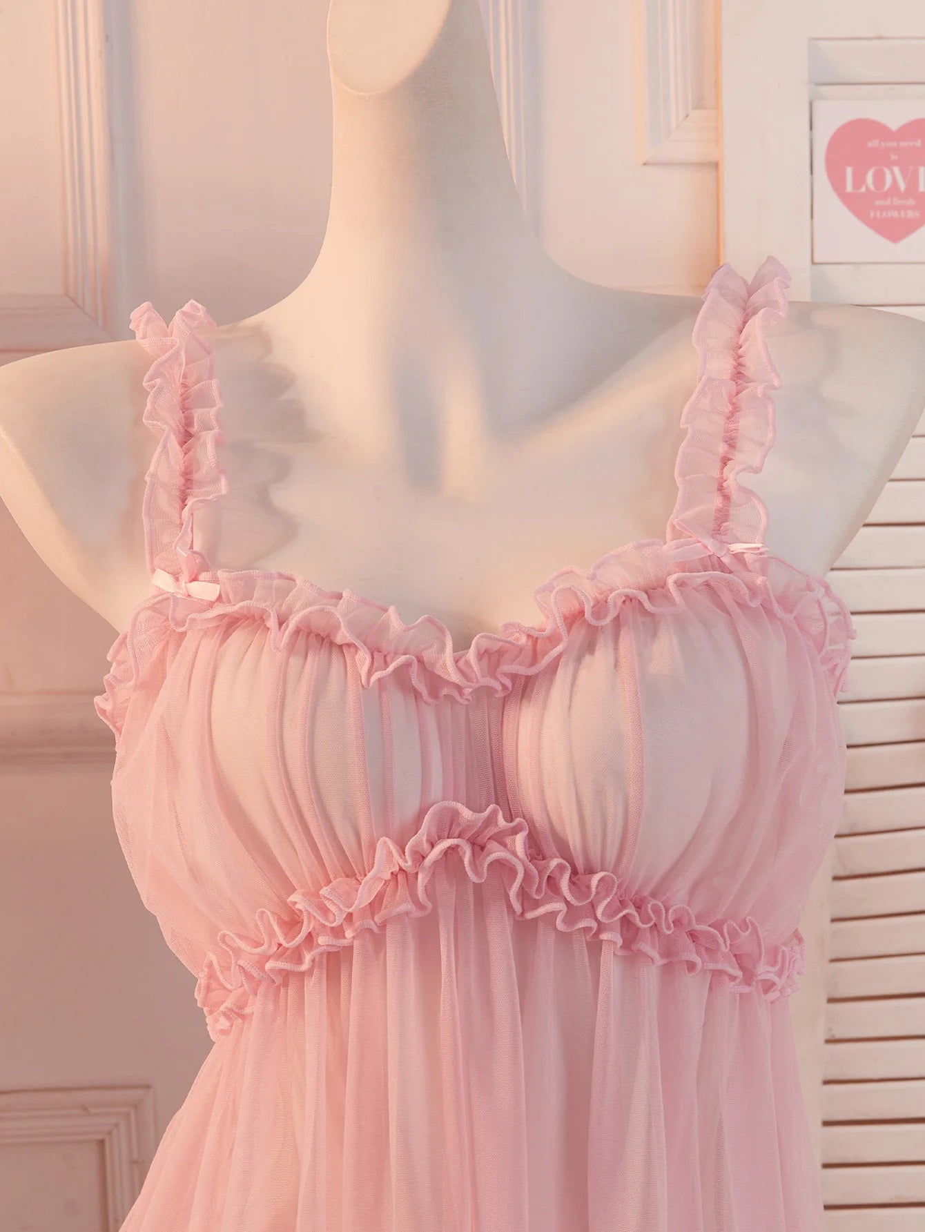 Elegant Lace Babydoll Set