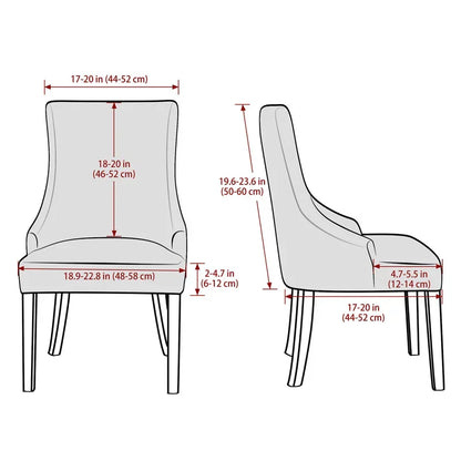 Yupartex Stretch Chair Cover - Jacquard Spandex Slipcover