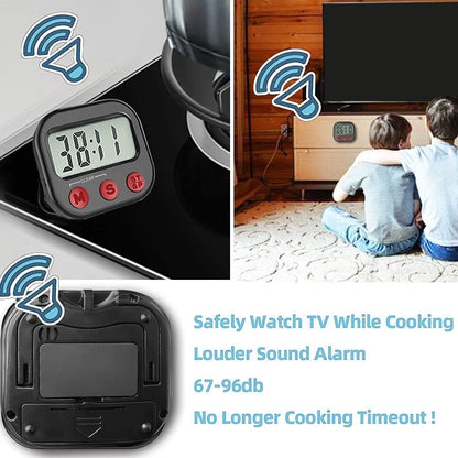 Digital Cooking Timer with Visual Display