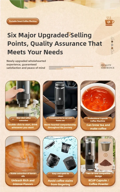 Chcyus Stovetop Espresso Maker - CE Certified Single Cup Coffee Maker with Plastic Housing