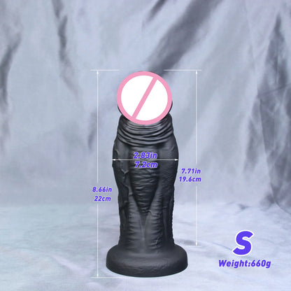 Big Soft Dildo Super Soft Silicone Large Penis with Suction Cup