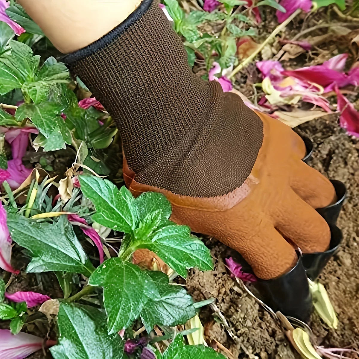 Rubber Claw Gardening Gloves