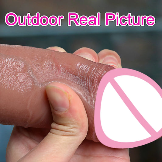 Realistic Silicone Strap-On with Suction Cup