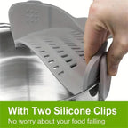 Adjustable Clip On Strainer For Pots Pans And Bowls The Max Mall