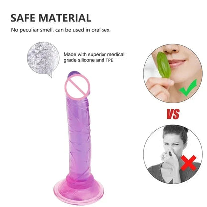 Sexy Strap On Dildo Bullet G Spot No Vibrator