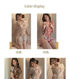 Sexy Lingerie Women Sexy Uniform Set Mesh Cheongsam Cosplay The Max Mall