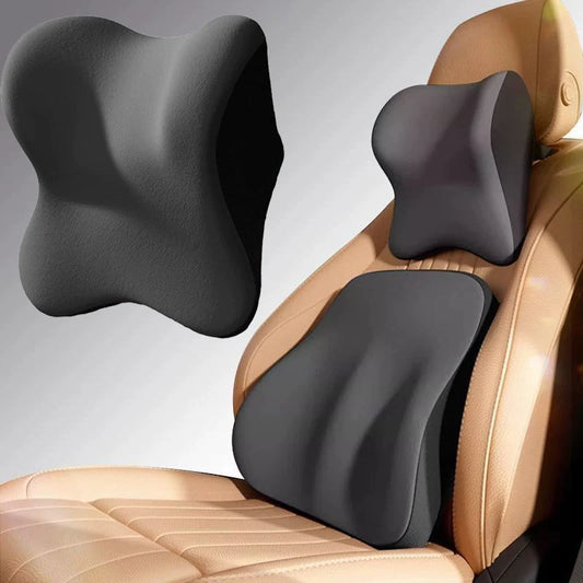 Car Neck Pillow Support High End Car Grey Pillow