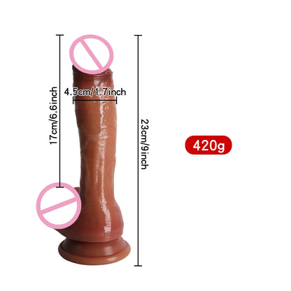 Realistic Silicone Dildo with Suction Cup
