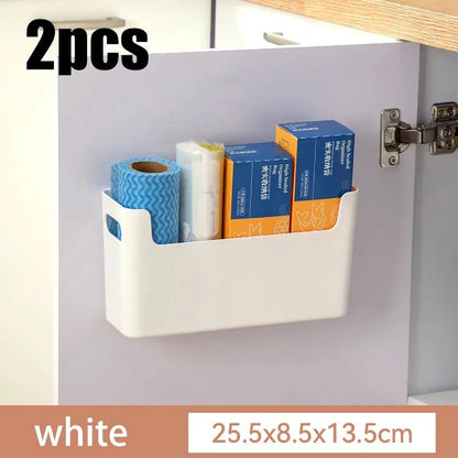 Kitchen cabinets are classified and organized into storage boxes for dishes