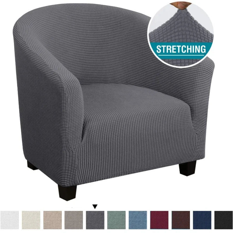 Anti-Slip Polyester Sofa Cover - Stretch Accent Chair Slipcover