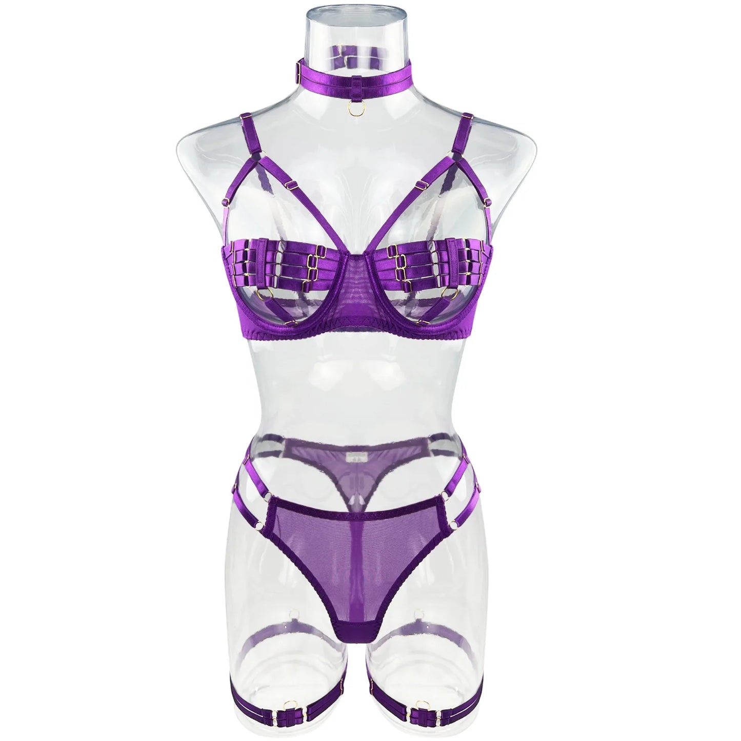Sexy Lingerie Naked Women Without Censorship 5-Piece Sexy Costume