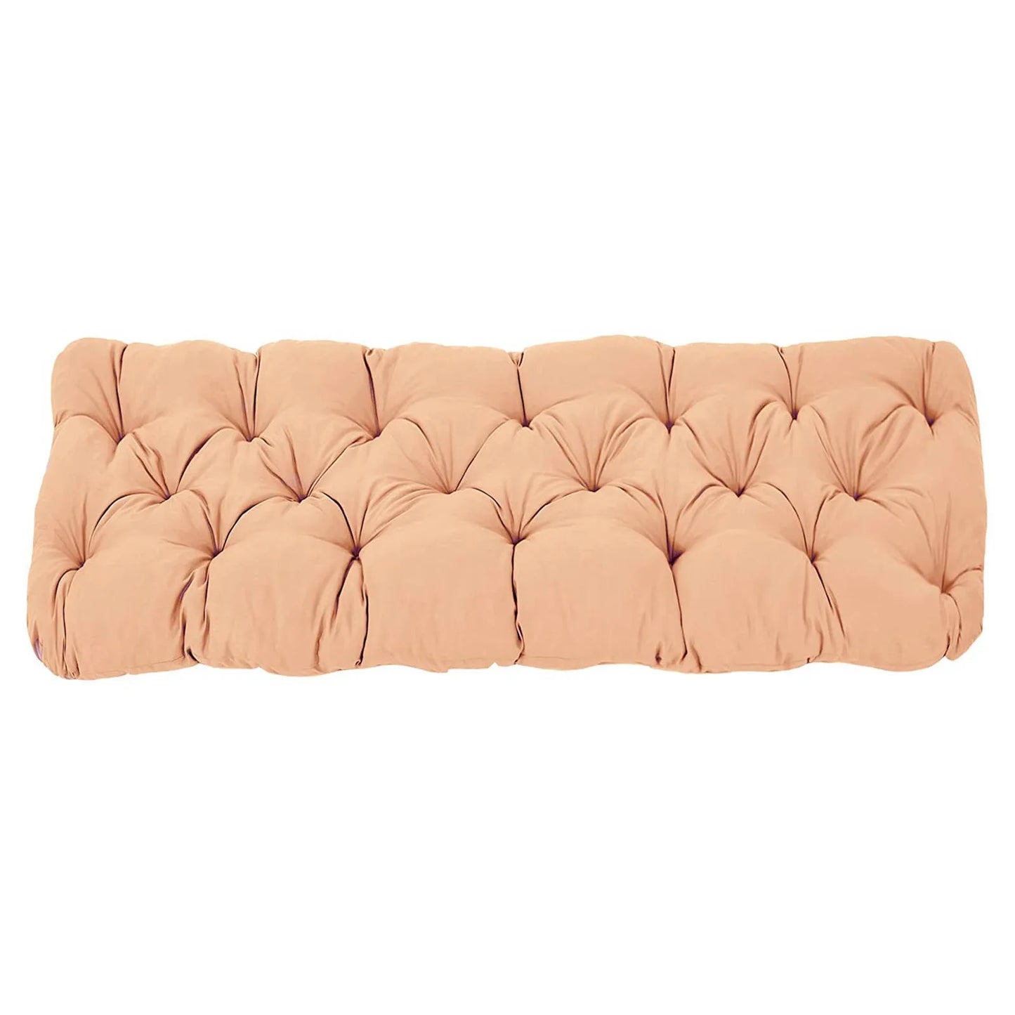 Memory Foam Garden Bench Cushion - Cotton Filled Rectangle