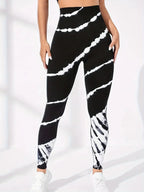Women's Tie-Dye High Waist Calf Pants The Max Mall