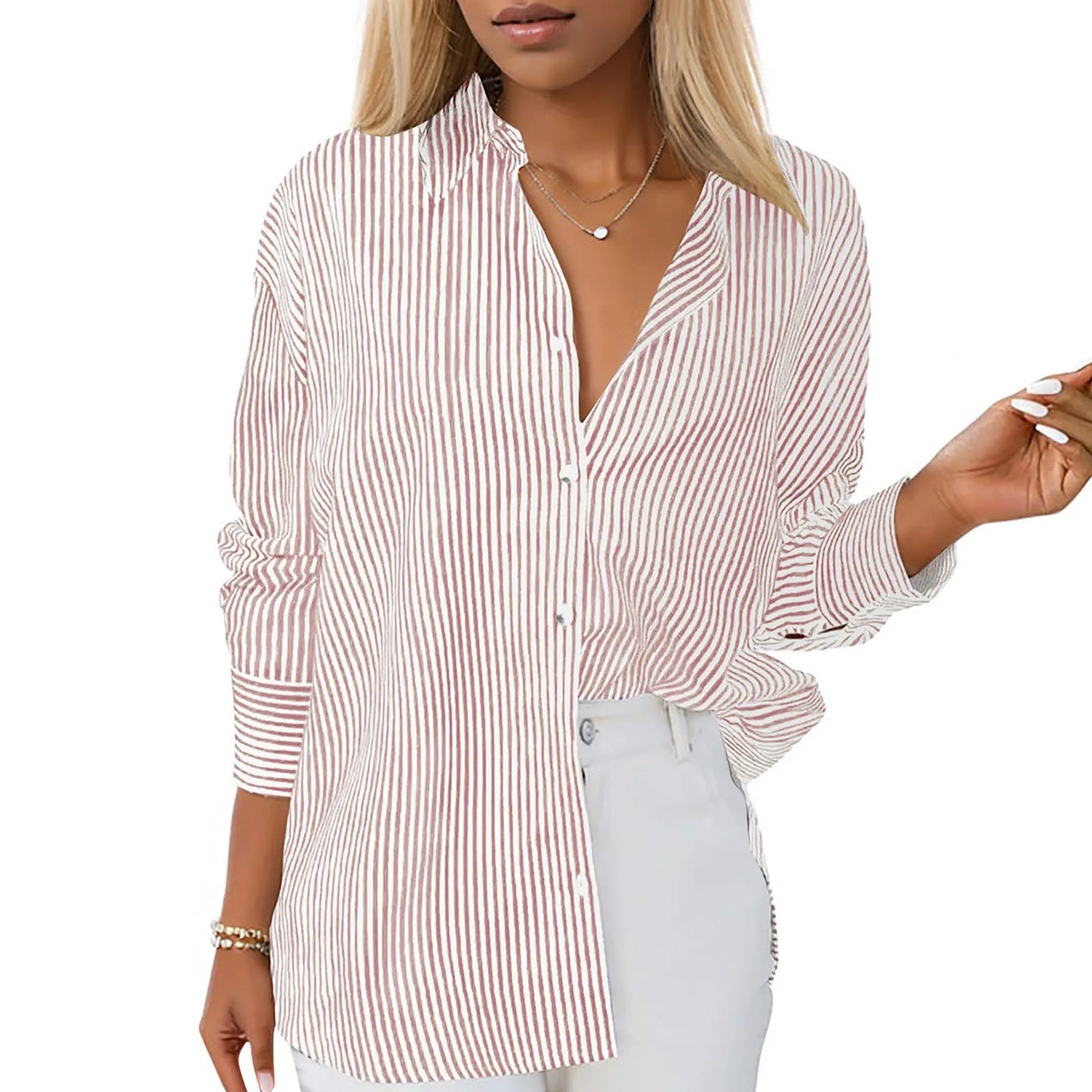 Women's Button Down Shirt - Casual Business