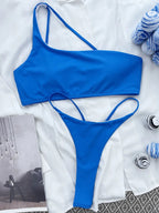 Sexy Asymmetric High Cut Micro Thong Bikini Female The Max Mall