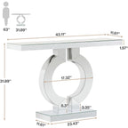 LITTLE TREE Mirrored Console Table LITTLE TREE