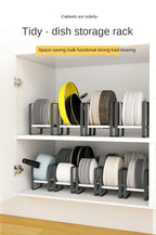 Kitchen Cabinet Plate Organizer - Multi-Function Dish Storage Rack The Max Mall