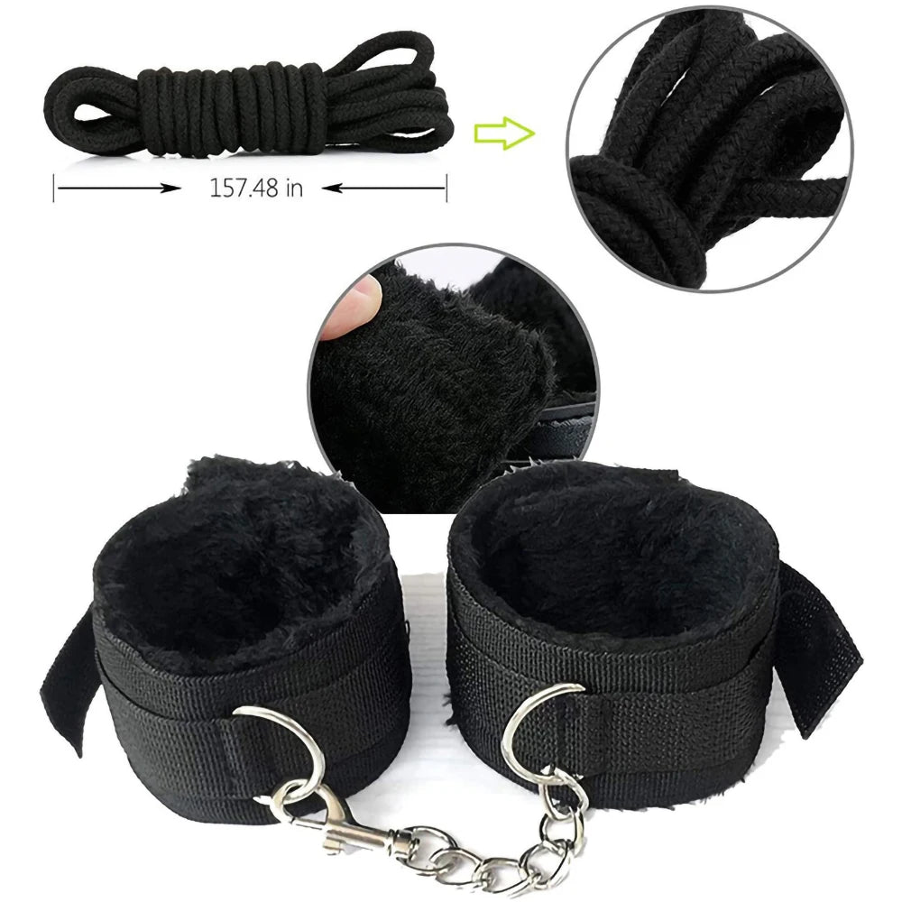 Exotic Bed Bondage Set BDSM Kits Exotic Sex Toys For Adults Games