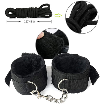Exotic Bed Bondage Set BDSM Kits Exotic Sex Toys For Adults Games