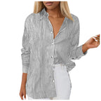 Women's Button Down Shirt - Casual Business NoEnName_Null
