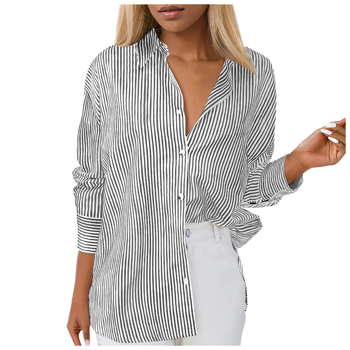 Women's Button Down Shirt - Casual Business