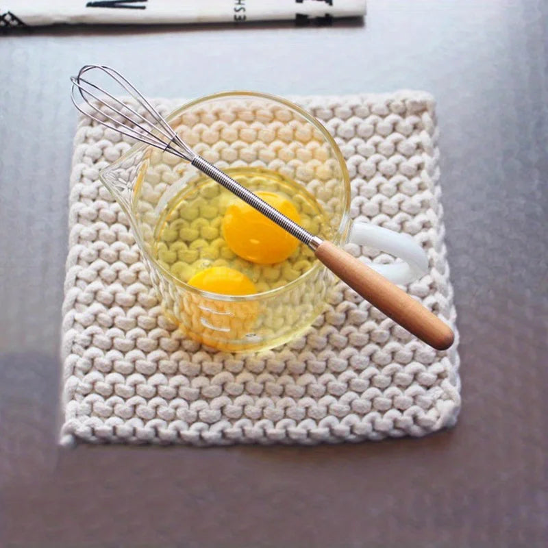 Whisk with Solid Wood Handle
