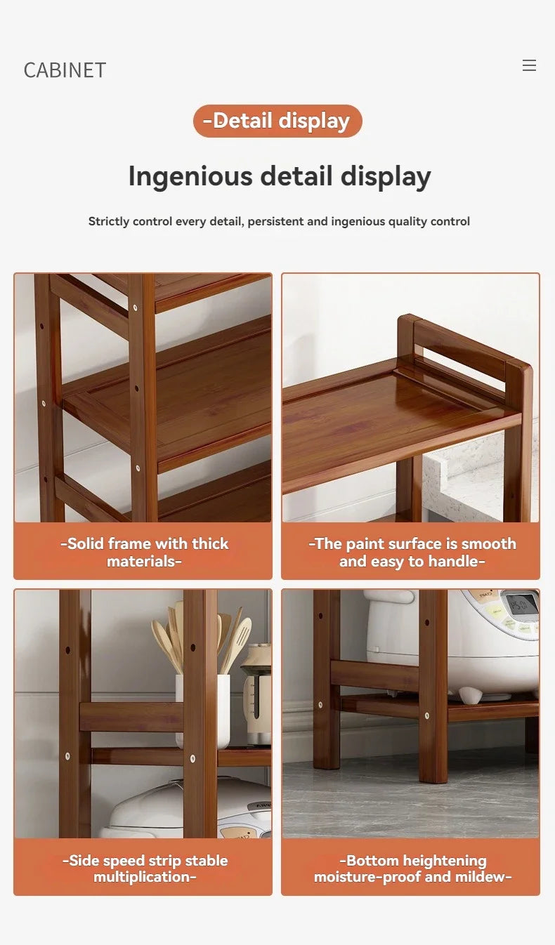 Modern Bamboo Sideboard - Dining Room Storage Furniture