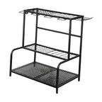 Carbon Steel Garden Tool Organizer - 3-Tier Storage Rack The Max Mall
