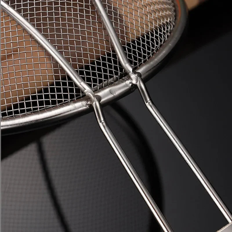 Multi Specification Stainless Steel Wooden Handle Mesh Colander