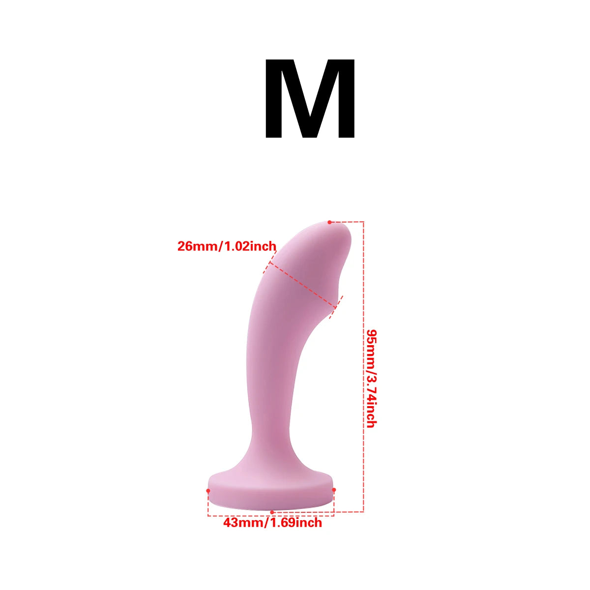 Silicone Anal Plug Gem Base Butt Plug Anal Masturbation Stimulator