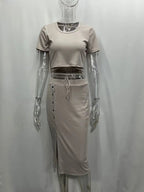 ELLGSSG Sexy Club Dress - Sheath Mid-Calf ELLGSSG