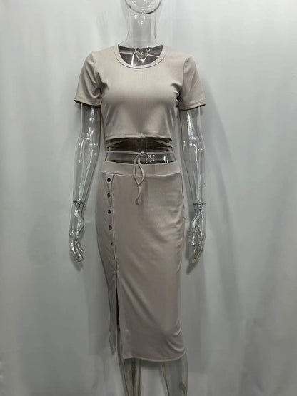 ELLGSSG Sexy Club Dress - Sheath Mid-Calf